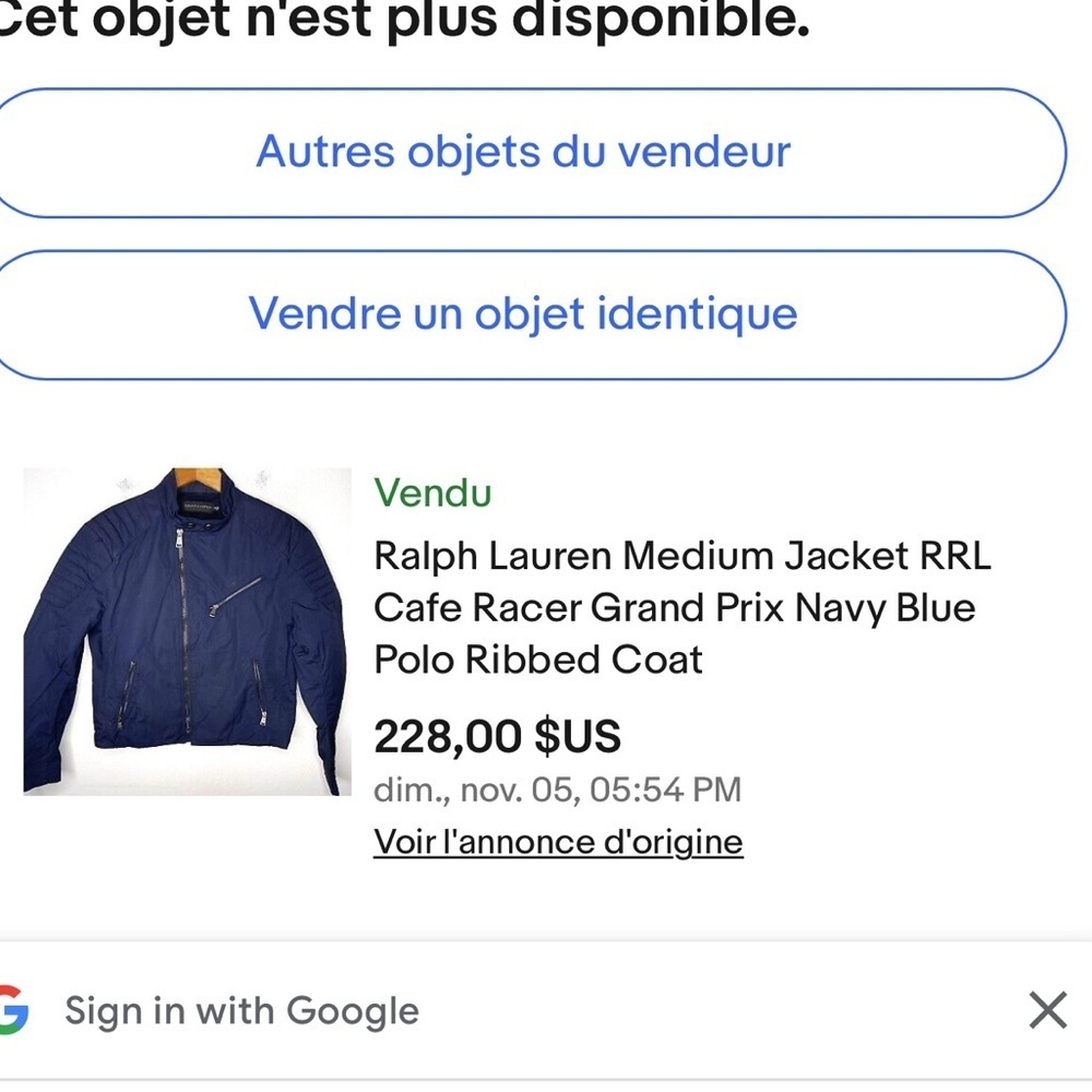 Polo Ralph Lauren Moto Racer RLL Grand Prix Jacket size S Navy - Picture 8 of 17